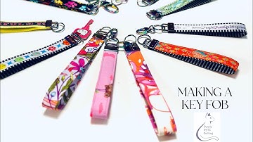 Make your own Fabric or Webbing Key Fob
