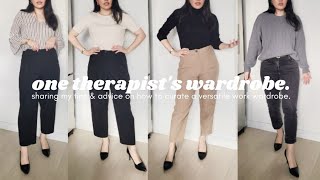 what does a therapist wear?  | tips & advice on curating a professional wardrobe.