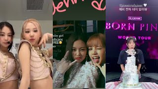 Blackpink members wishing Jennie happy birthday in instagram #jennie#blackpink#rosé#jisoo#lisa