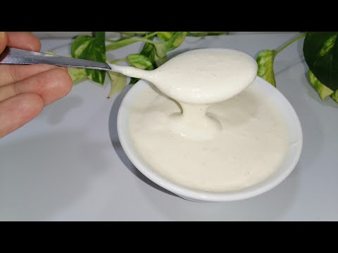 آموزش سس مایونز در3دقیقه سس مایونز درست کن سس مایؤنز خونگی