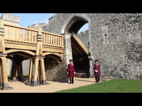 Tower of London unveils working drawbridge