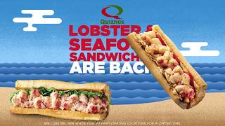 Lobster & seafood salad is back at quiznos