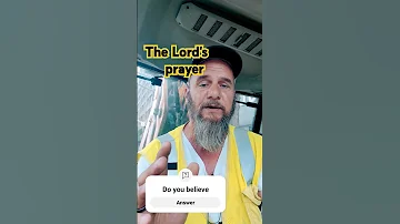 The Lord S Prayer Do You Believe In Jesus Then Pray With Me Recognizing Him 
