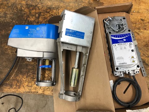 How to install Johnson Controls Valve Actuator JCI VA 7820-HGA-2  M9216-HGA-2 Easy Fast retrofit.