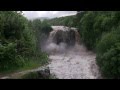 A Rough Edit of River Tees and High Force Waterfall in Flood 28 June 2012