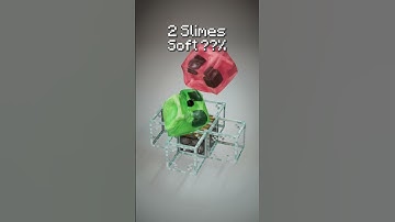 Minecraft Slime 3D Simulation #3dart #3danimation #satisfying #asmr #shorts