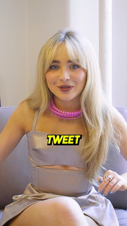 Sabrina Carpenter EXPLAINS her EMBARRASSING tweets