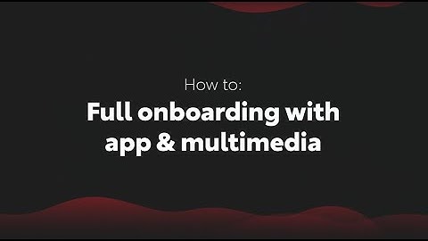 Full onboarding with MyToyota App and Multimedia (with Bluetooth Pairing)
