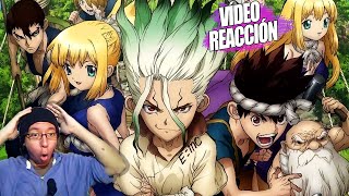 REACCIONANDO A LOS OPENINGS DE DR. STONE POR PRIMERA VEZ! | OPENINGS REACTION | ESPAÑOL