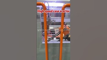 #shorts Automatic Case Erector,high speed packing machine.Test with customer