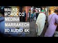NO TOURISTS: MEDINA MARRAKECH AS NEVER SEEN // 8D AUDIO WALK (Great Experience w/ Headphones!)