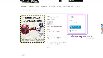 Ingress FARM duplication Pack