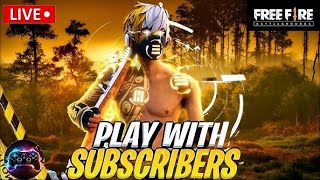 PLAY WITH SUBCRIBERS #LIVE STREAM |BOSS GAMER |FREE FIRE MAX