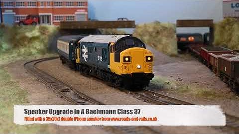 Upgraded Speaker In A Bachmann Class 37 With Factory Fitted Sound