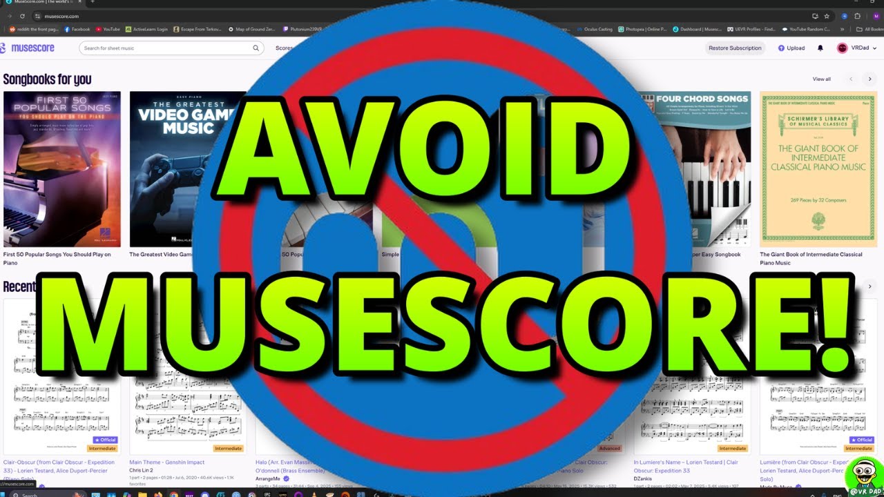You MUST avoid Musescore at ALL COSTS!Here is why.