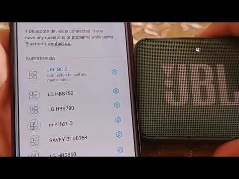 How to pair JBL GO 2 to Samsung Galaxy Android Phone