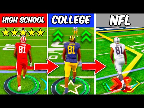 5 Star WR Becomes NFL Legend - Full Movie