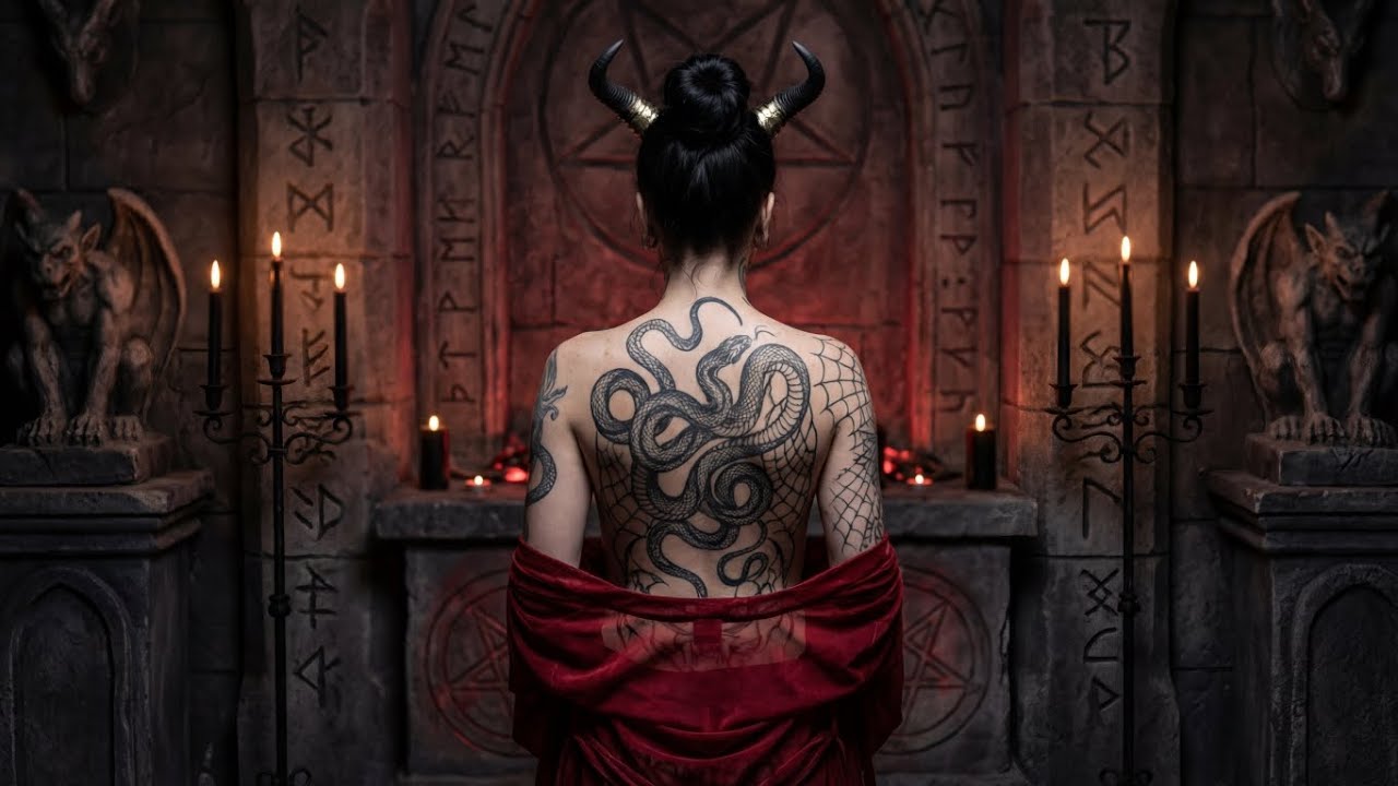 Let the darkness take control Full Song 🎵  #Lilith #darkfeminine #darkaesthetic #music #song #metal 