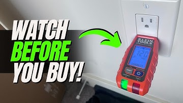 FULL REVIEW of the Klein Tools RT250 GFCI Outlet Tester (LCD Display)