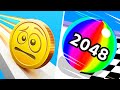 Ball Run 2048 | Coin Rush - All Level Gameplay Android,iOS - NEW APK BIG UPDATE