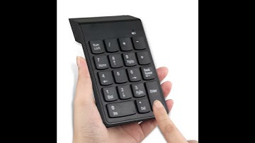 Wireless Numeric Keypad 2.4GHz Numpad 18 Keys