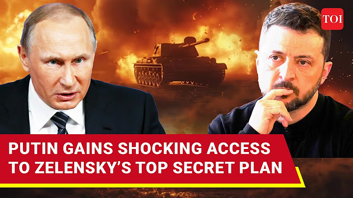Putin Uncovers Kyiv’s Top Secret Military Blueprint; 'Final Nail In Coffin If Zelensky...' | Watch
