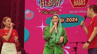 Lagu Melly Goeslaw buat Aina Abdul | Jom Heboh Edisi Raya, Putrajaya 2024