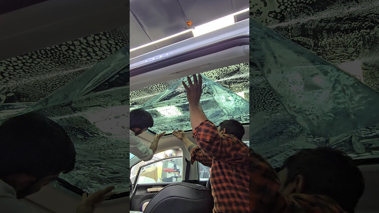 Moonroof film installation done right in Windsor ☀️ 