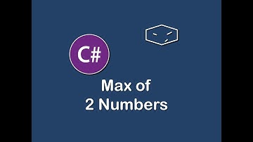 max of 2 numbers in c#