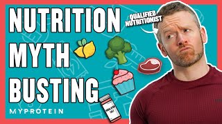 Nutritionist Debunks 6 Food & Drink Myths | Nutritionist Explains... | Myprotein