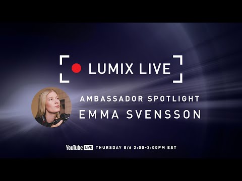 LUMIX Live : G100 with Emma Svensson