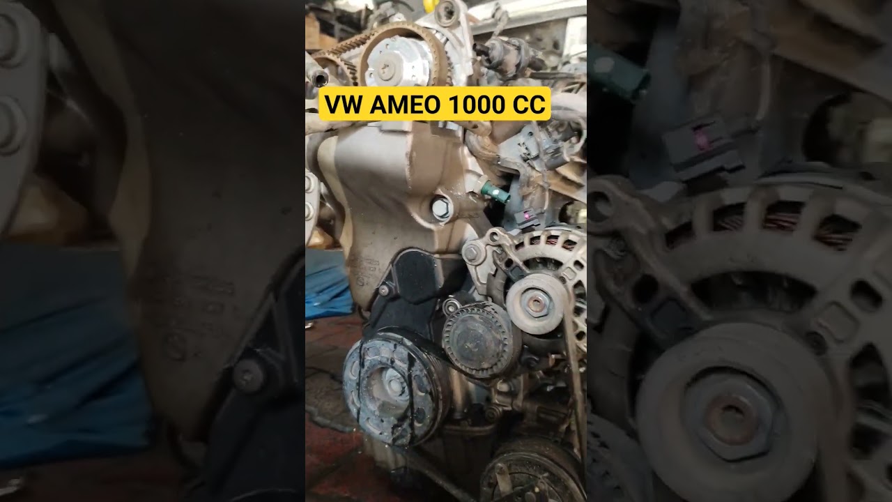 VW AMEO 1.0L engine opening process. ‎@TheRearHub  