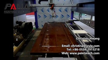 Door Automatic Spraying Machine 五轴木门自动喷涂机
