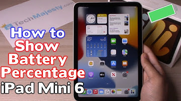 How to Show Battery Percentage on iPad Mini 6 (2021) (Percent)