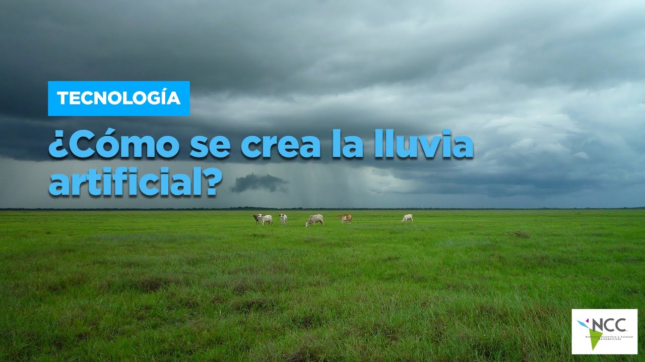 ¿Cómo se crea la lluvia artificial?