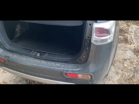 Как снять задний бампер аутлендер 3 / How to remove the rear bumper Mitsubishi Outlander 3