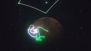 &#39;Life on Mars?&#39; by David Bowie at a Jacksonville, Florida laser show - March, 2024.