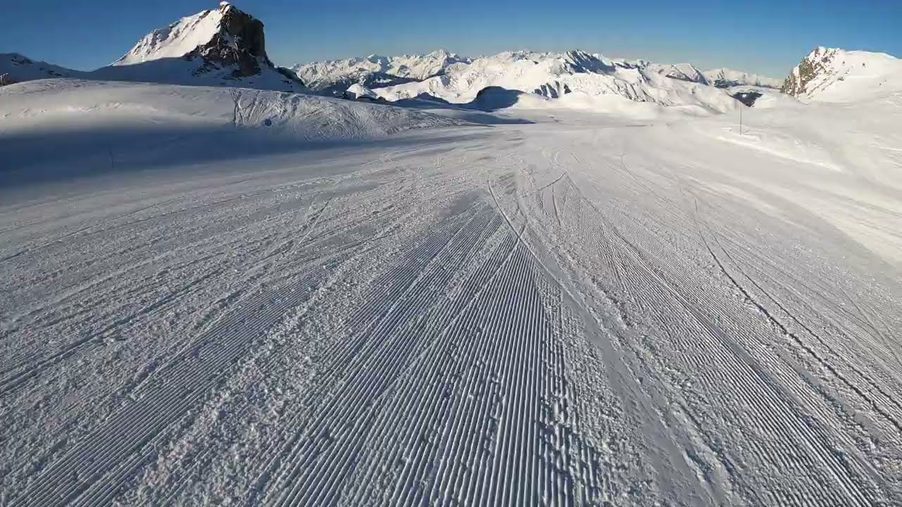 Piste Levasset Blue  La Plagne/Paradiseski Champagny Area