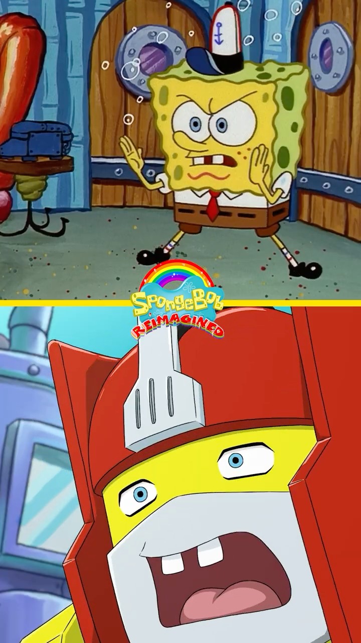 it's like a SpongeBob x Transformers crossover ? | #shorts