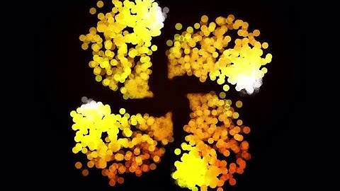Pinwheel Gold Particles Rotating Stock Motion Graphics