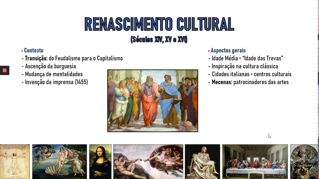 Qual Das Alternativas Abaixo Apresenta Características Do Renascimento Cultural