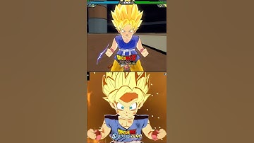GT Goku Transformations - BT4 vs Sparking Zero #shorts