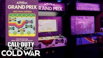 Call of Duty  Black Ops Cold War Grand Prix 1982 Activision Arcade Machine Easter Egg Atari 2600