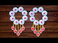 Beautiful Home Decorations, Designing Walls With Hanging 3D Paper Flower Ideas || DIY Crafts ||