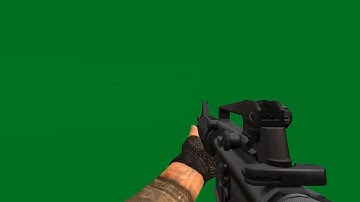 Machine Gun shooting || Green Screen Videos