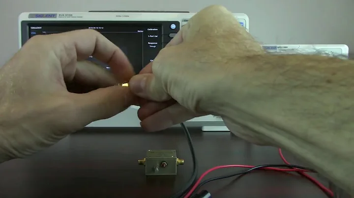 SIGLENT SVA1015X Performing VSWR Measurement