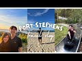 The best place to visit from sydney  travel vlog to port stephens  nelson bay 