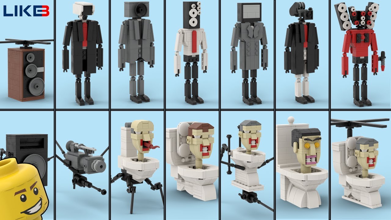 All Lego Skibidi Toilet Titan Speakerman Cameraman Speakerman Gman 0 Hot Sex Picture