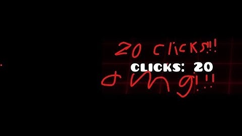 The challenge but in 20 clicks!