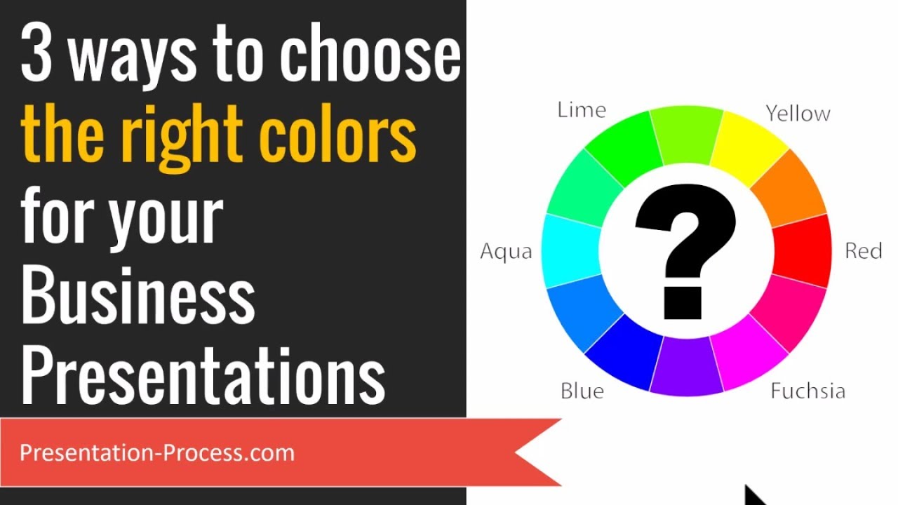 how to choose the best colors for your presentation